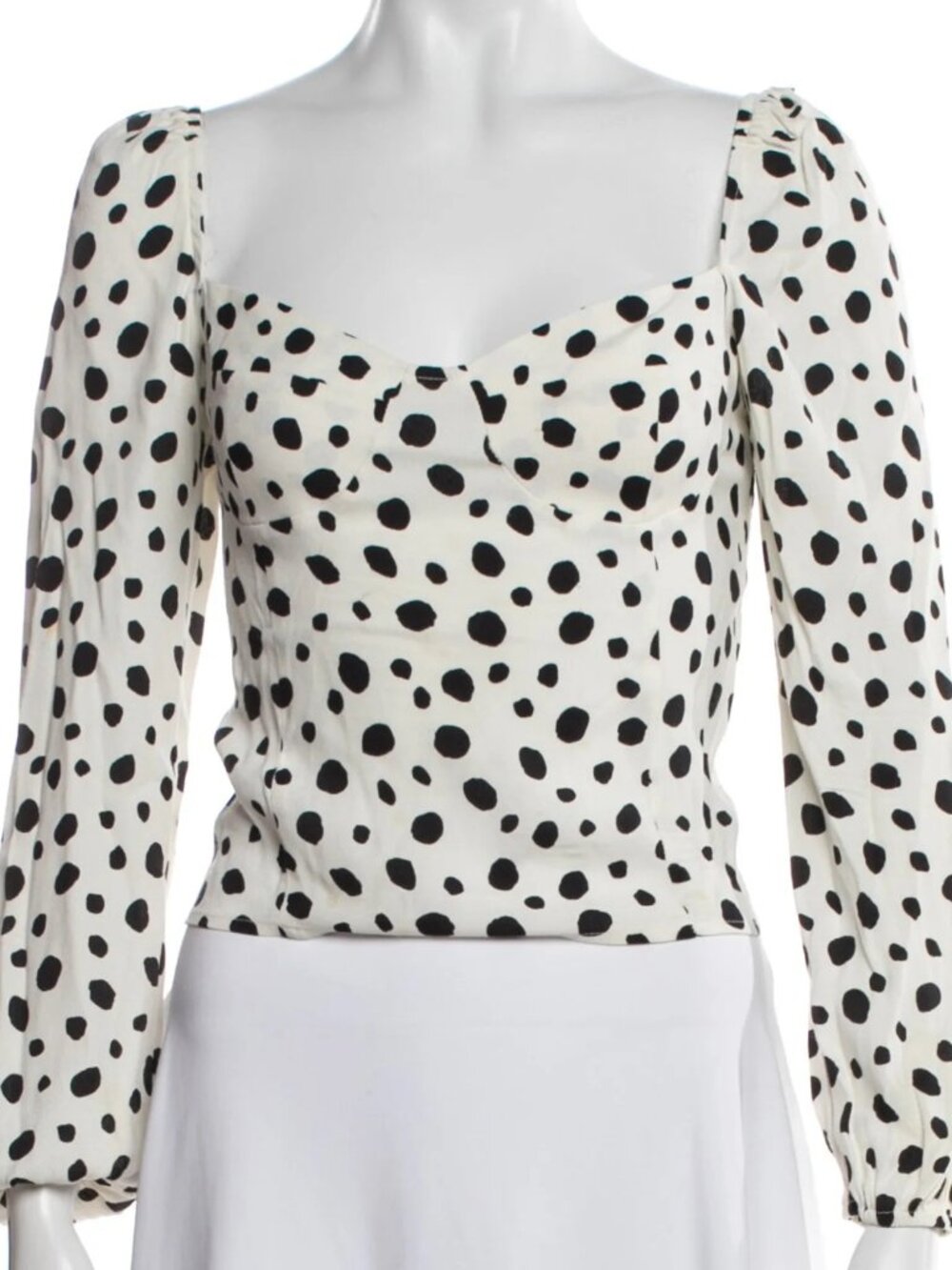 polka dot top reformation